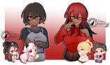 OC × main oshi; by Shania Kuko (FB) / croissin (X &amp; IG)